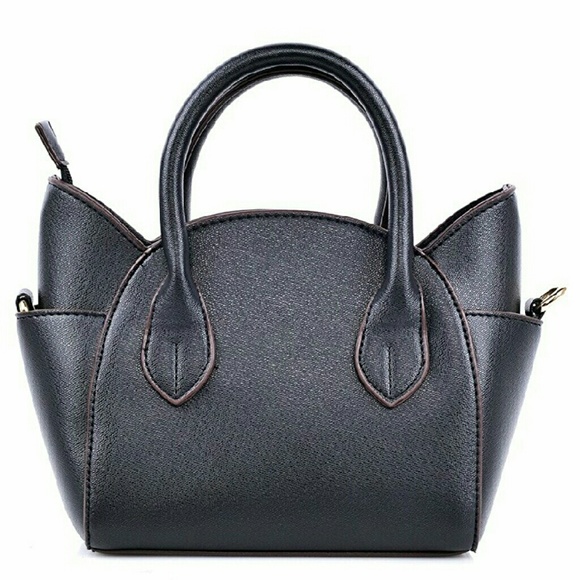 Kitten Crossbody Purse Bag Black Kawaii - Picture 3 of 8